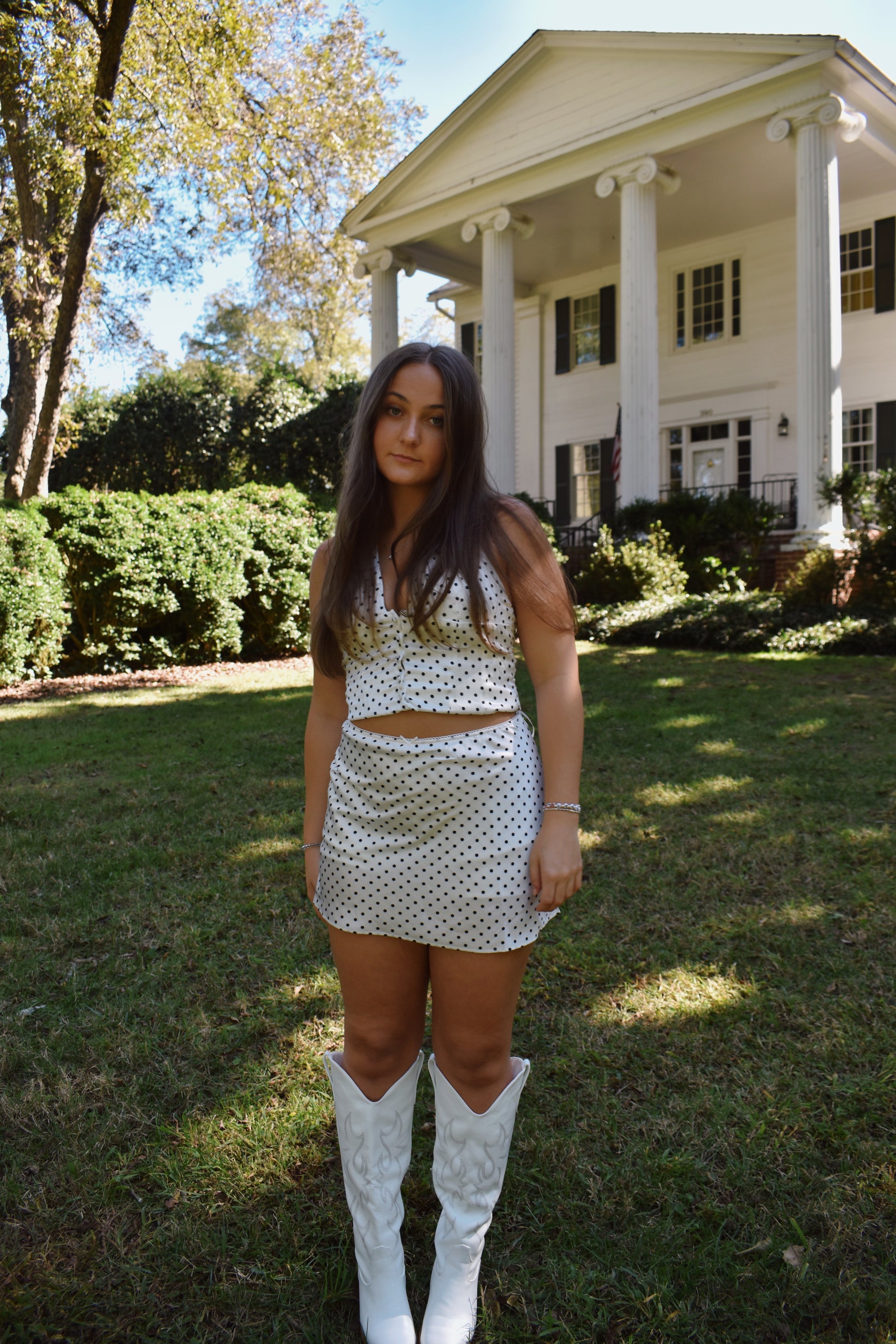 Polka Dot Halter Top